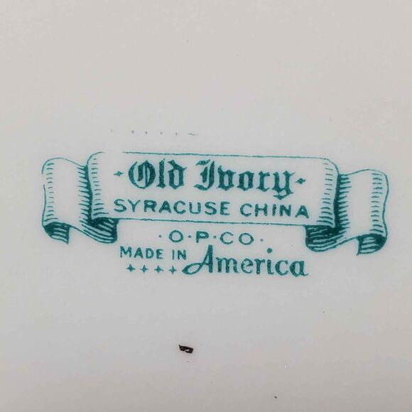 Syracuse China Teacup and Saucer Pink Blue Yellow Flowers Vintage - Picture 5 of 6